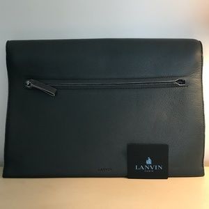 LANVIN PARIS FOLIO CLUTCH, NWOT